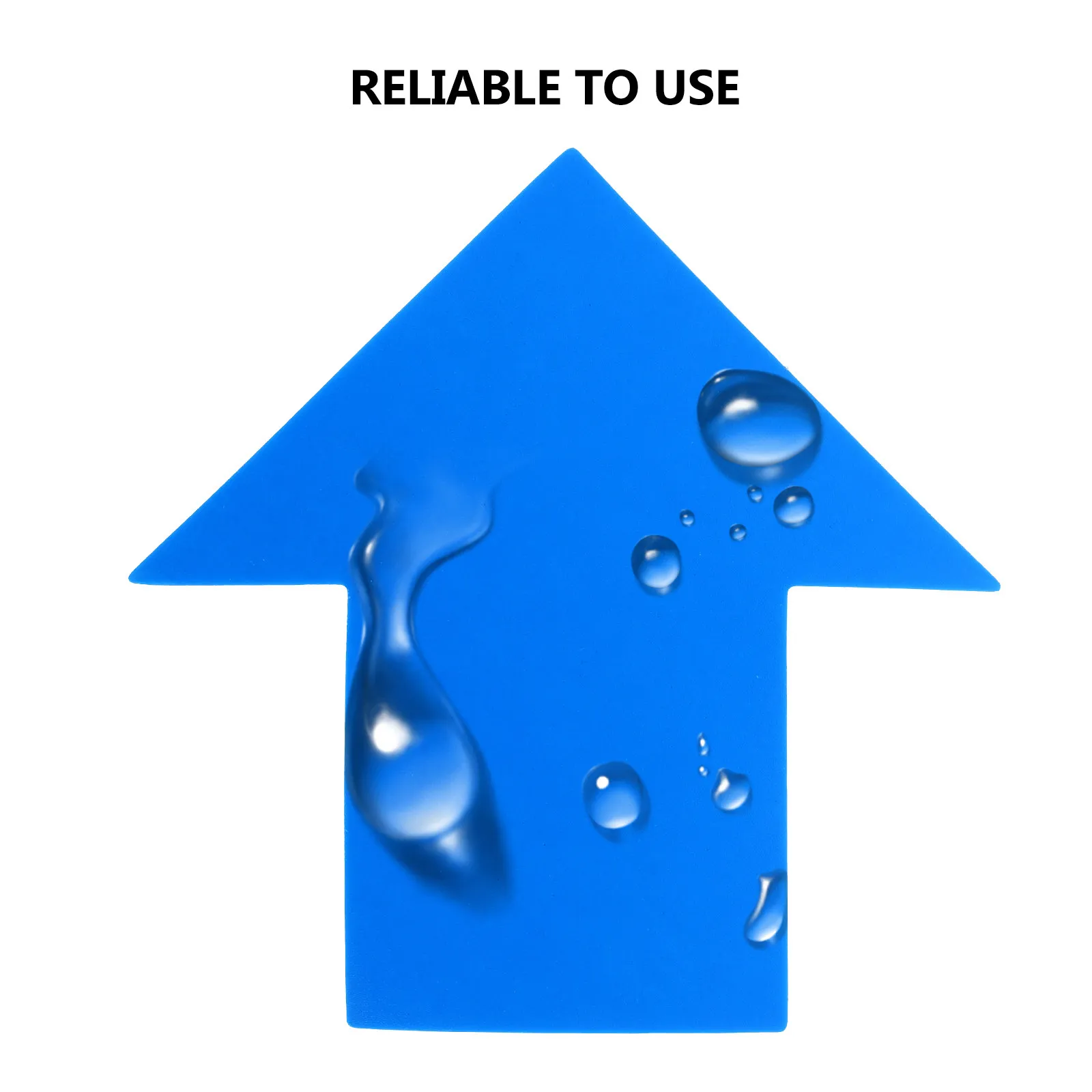 

12Pcs Stickers Removable Directional Floor Decals Water Uv Resistant for Social Distancing Entrance Line Queue Sign