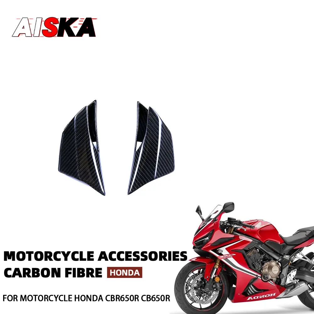 

For HONDA CBR650R CB650R 100% Carbon Fiber Motorcycle Wing Winglet Cover Fairings Kits CBR650R CB650R 2019 - 2021