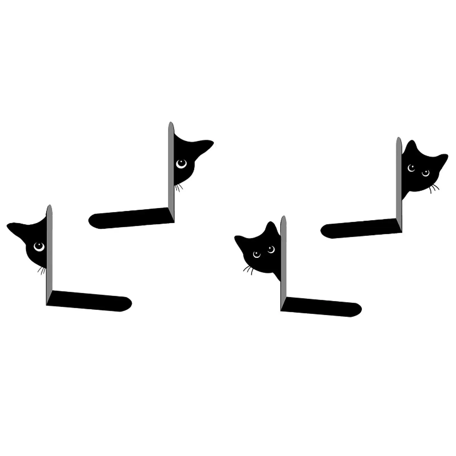 

2x подставки для книг, статуя, сверхмощное железное украшение для школьной библиотеки, домашней кухни