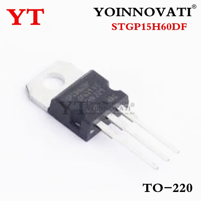 10PCS  STGP15H60DF GP15H60DF  TO-220