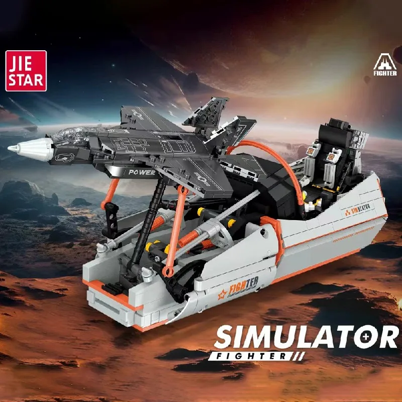 

Военный конструктор F-35: Набор для сборки истребителя, модель самолета из кирпичиков, игрушка для мальчиков, подарок для взрослых и детей, 941 деталь