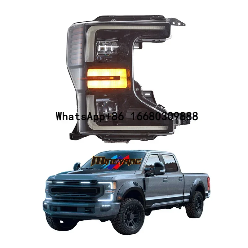 High quality headlight headlamps head light  car accessories for Ford F250 2020-2022 super duty led head lights