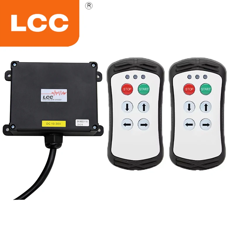 LCC A400 4-Buttons Wireless Industrial Crane Remote Control Hydraulic Truck Controller Sensitive Tail Lift Radio Remote Switch