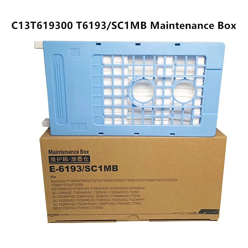 

C13T619300 T6193 SC1MB Maintenance box For Epson T3000 T3070 T7070 T3200 T5200 T7200 T3270 T5270 T7270 P10000 P20000 Printer