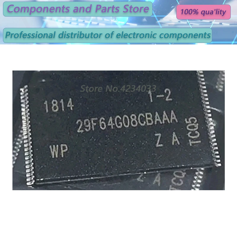 10PCS  MT29F64G08CBAAA  MT29F64G08CBA  MT29F64G08  TSOP48  new100%   MT29F  64G08CBAAA