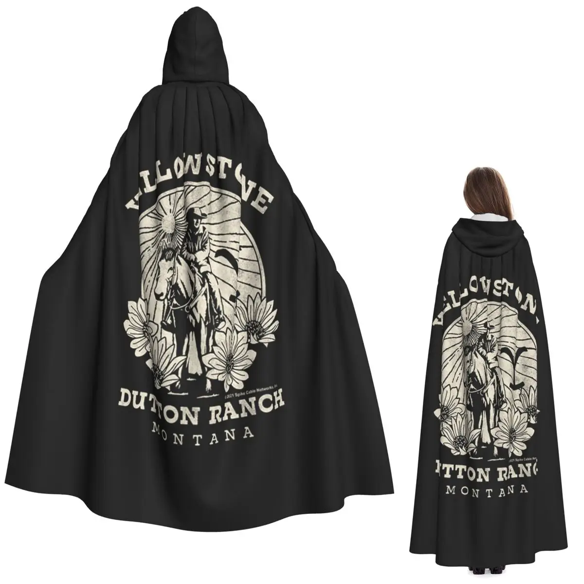 

Йеллоустон Даттон Ранчо длинный плащ с капюшоном ведьма средневековый костюм косплей накидка Хэллоуин вампир для взрослых унисекс