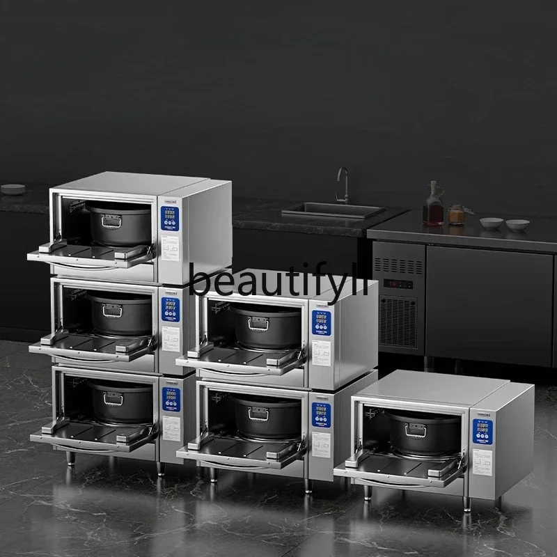 

Hot sales Commercial Rice Steamer Cabinet Hotel Catering Equipment Electric Steamer Box Canteen Large 380V Rice Steaming Machine