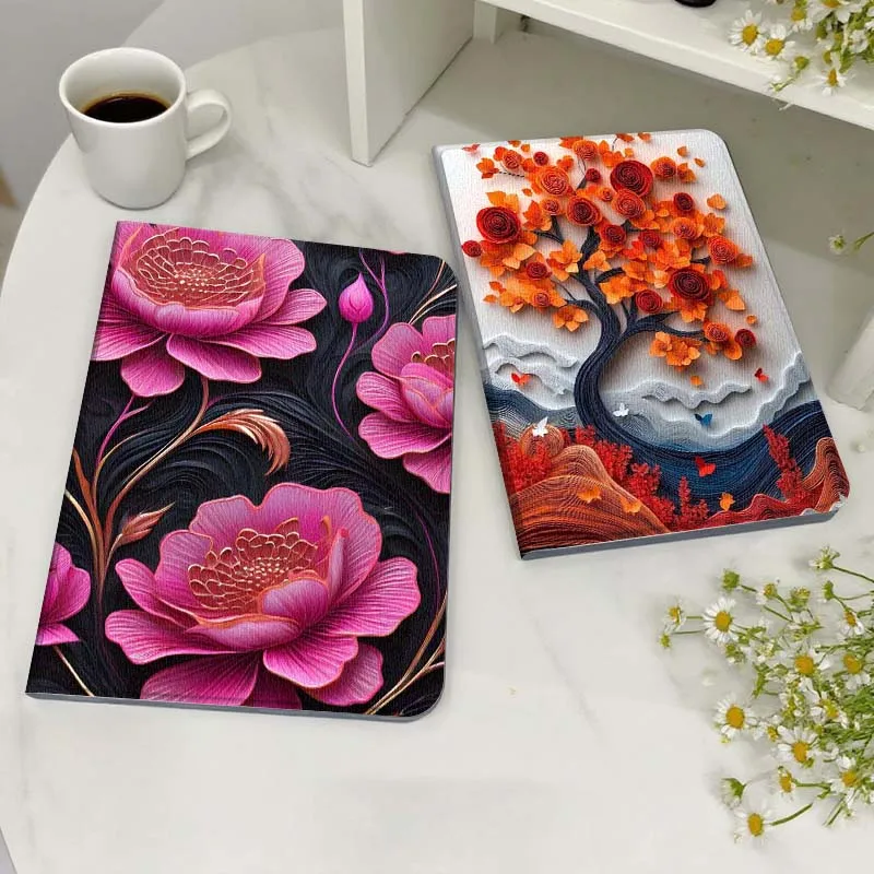 

Art Flower Fashion Luxury Gift For Xiaoxin Lenovo Tab Pad K11 K10 M10 P11 3rd Plus Pro Legion Y700 Y900 Gen4 2 Tablet Case