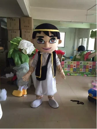 

Arab Young Man Doll Mascot Costume Advertising Mascot Animal Costume School Mascot Fancy Dress Costumes