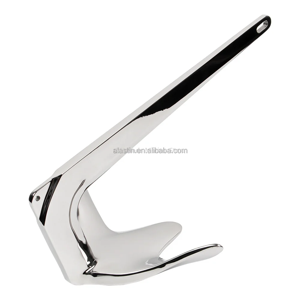 

New Arrivals Marine Boat Bruce Anchor 316 Stainless Steel Marine Hardware Claw Anchor For Boat