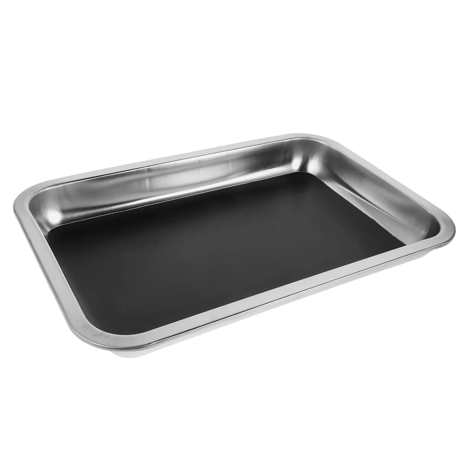 Stainless Steel Dissecting Tray 31x21x4cm for Biology Lab Dissection Experiments School Teaching Research Anatomy Education