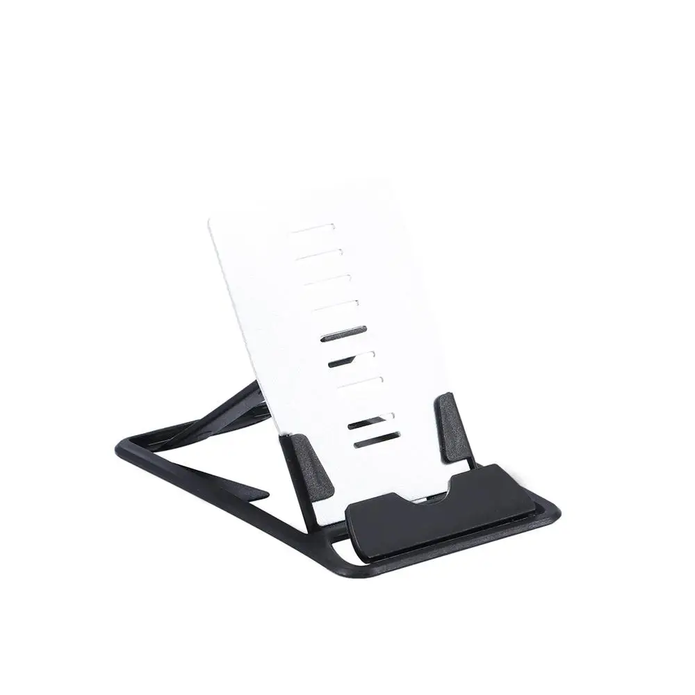 Creative Portable PC Tablet Card Style Table Desk Angle Adjustable Lazy Bracket Mobile Phone Stand Phone Rack Phone Holders