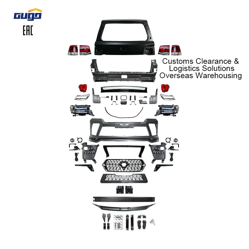 

GUGO High Quality Applicable to LC200 Modification Accessories E Model Body Kit Upgrade for Toyotas Land Cruiser 200 2008-2015