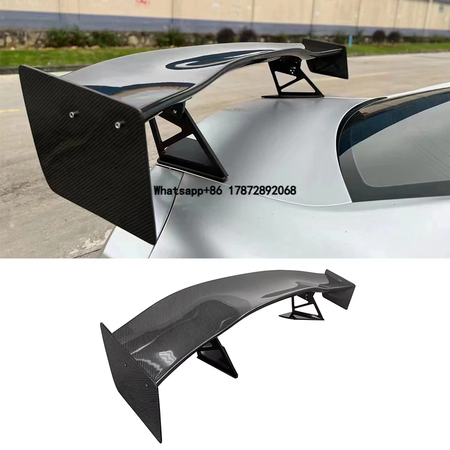 

A- P-R Style Carbon Fiber Rear Spoiler Wing for GTR R35 2008-2018 Rear Trunk High Tail Wing Car Accessories