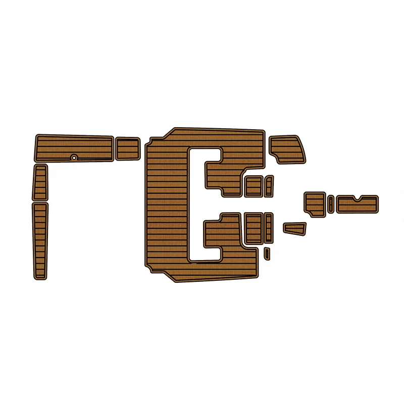 Mata antypoślizgowa z pianki EVA 9MM na jet ski, łódkę, do kokpitu Victory Advantage 2010, pokład z imitacji teaku EVA, akcesoria do łodzi