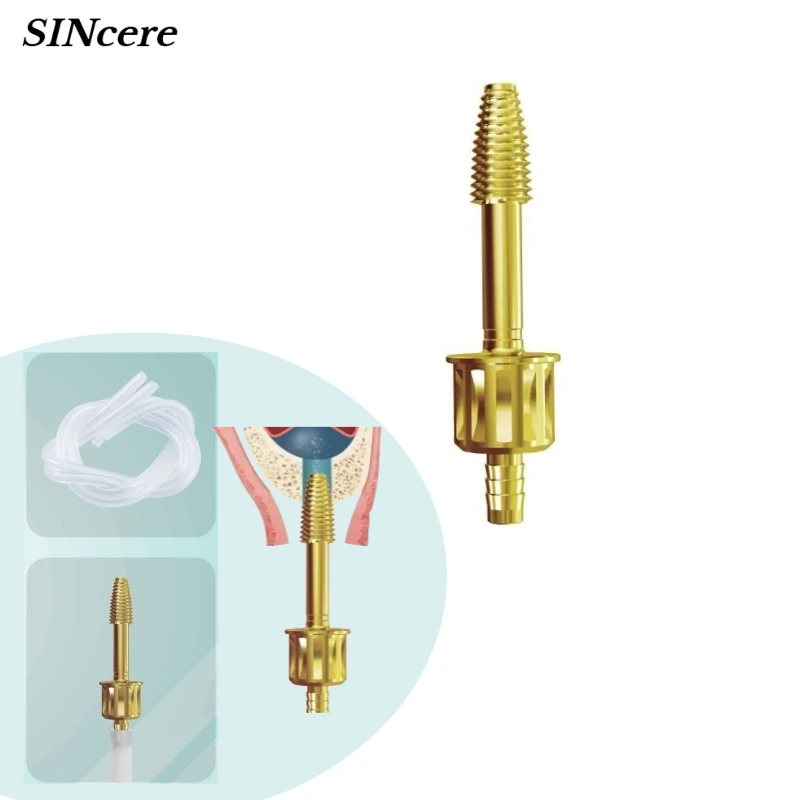 Dental Maxillary Sinus Implant Guide Drill Tool Membrane Water Rising Hydraulic Lifter Aqua Tip Water Pipe Leak Proof