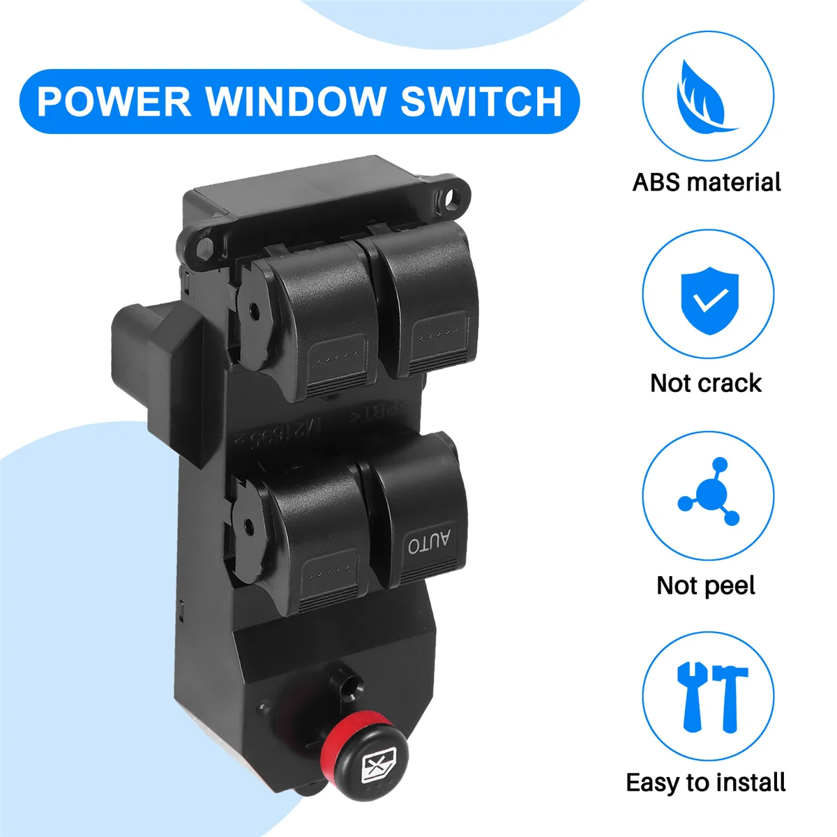 

35750-S5A-A02ZA Power Window Switch for Honda Civic 2001-2005 CRV 2002-2006 Driver Side Window Master Control Switch