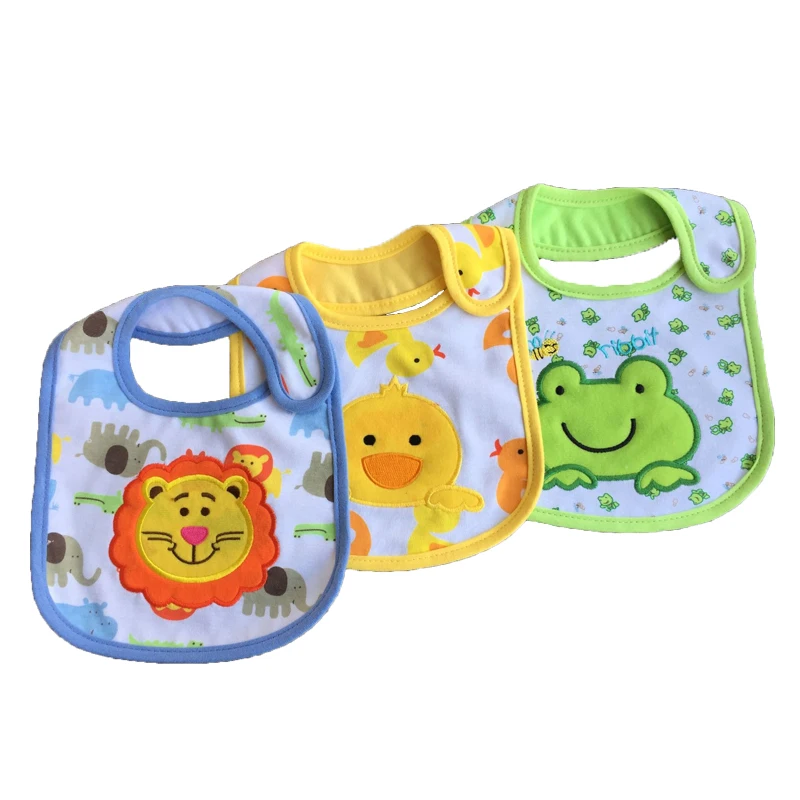 6pcs/Mixed Sales Cotton Baby Waterproof Infant Bibs(Send By Boys\' or Girls\') Ftrk0010