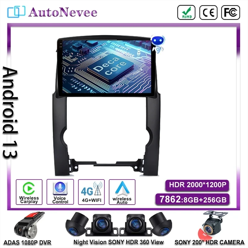 

Android For KIA Sorento 2009 - 2012 Android Auto Car Radio Player Stereo Autoradio GPS Video Wifi 5G BT navigazione No 2Din DVD