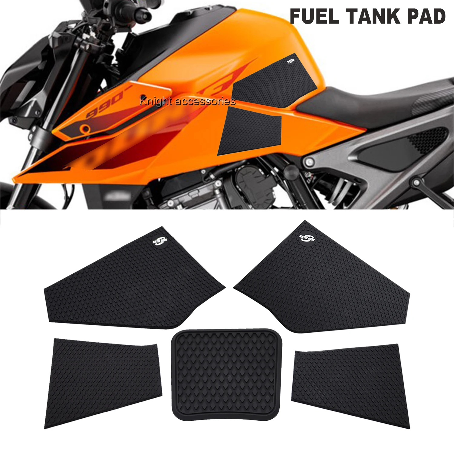 

Боковая накладка на топливный бак, защитные наклейки, наклейка, газовая наколенница, тяговая накладка для Duke 990 990 Duke 990 2024 2025