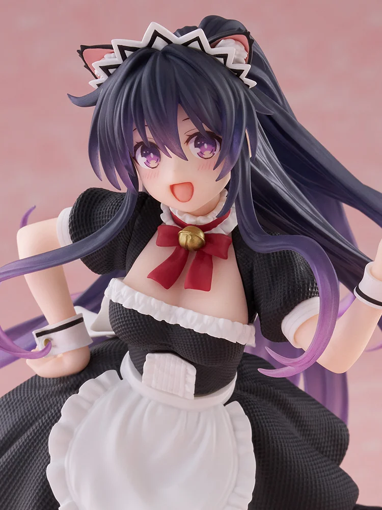 In Stock TAITO Coreful Yatogami Tohka Cat Ears Maid Anime Action Figure Toy Gift Model Collection