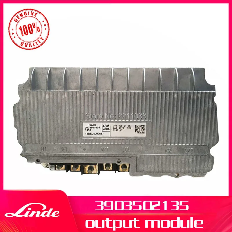 Linde forklift genuine part 3903502135 output module assy. LAC-22/81 TP01 used on 335 electric truck E16 E20 new service spares