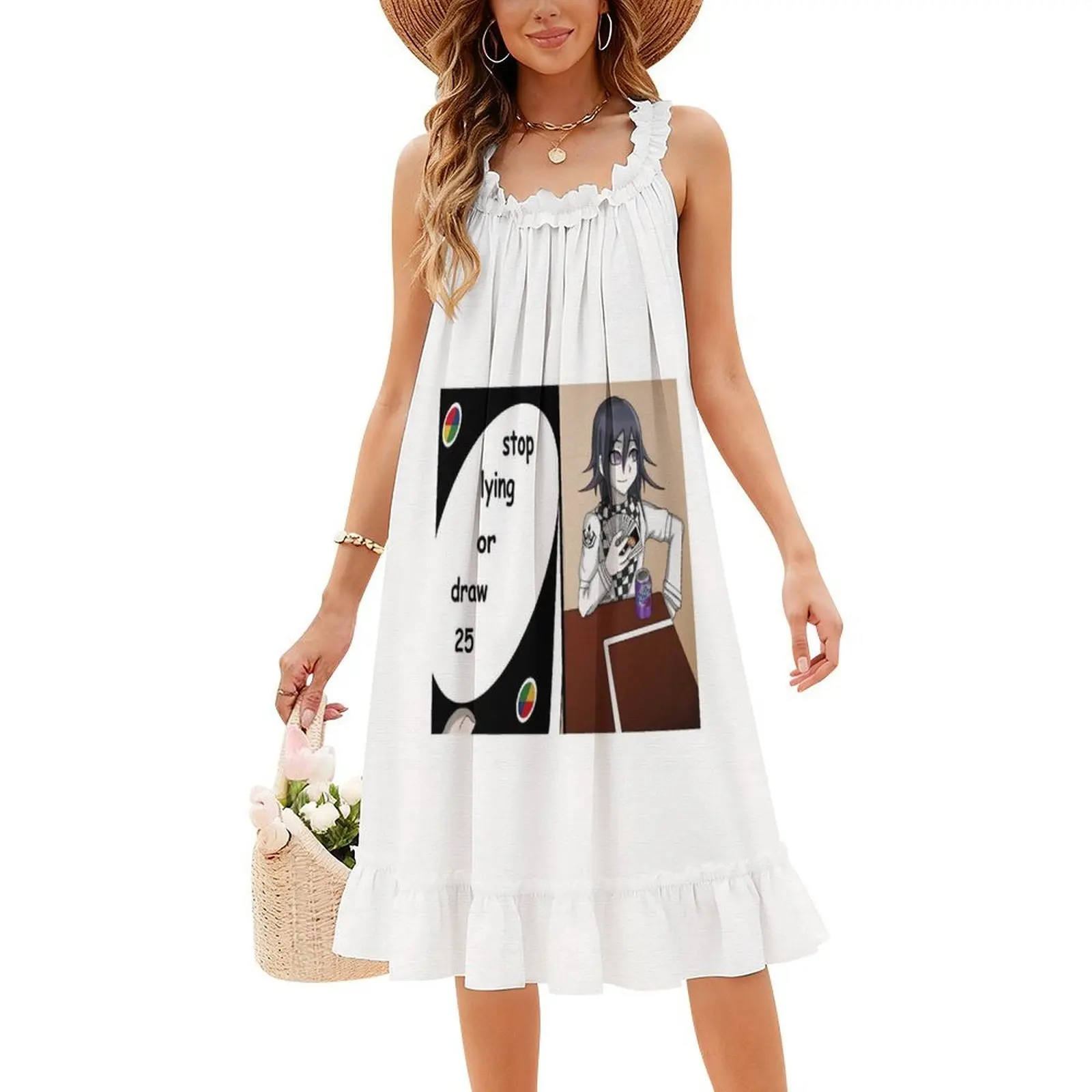 25 أو... فستان نسائي أنيق للحفلات على شكل حرف A مع خيارات قصيرة/طويلة/بدون أكمام من Kokichi Ouma Ouma Kokichi Ouma Oma Oma #4