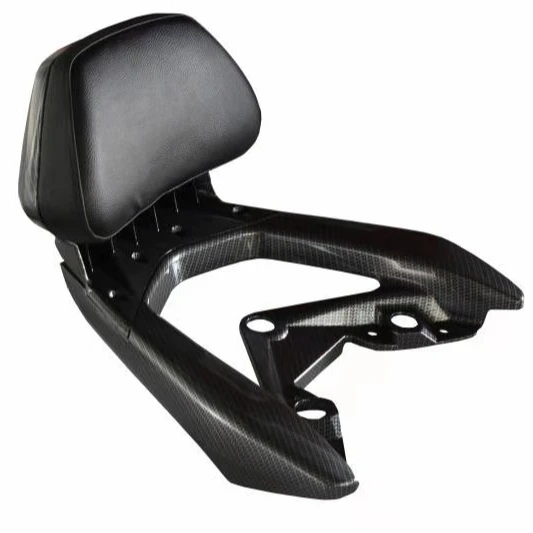 carbon motorcycle rear rest seat with bracket motor body parts back  rest for nmax 155 2017 2018 2019