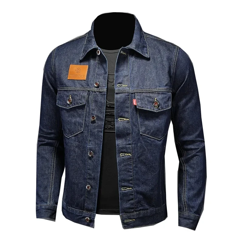 

2023 Men's Warm winter Denim jacket Jacket Denim jacket new men's fashion plus size lined winter denim jacket