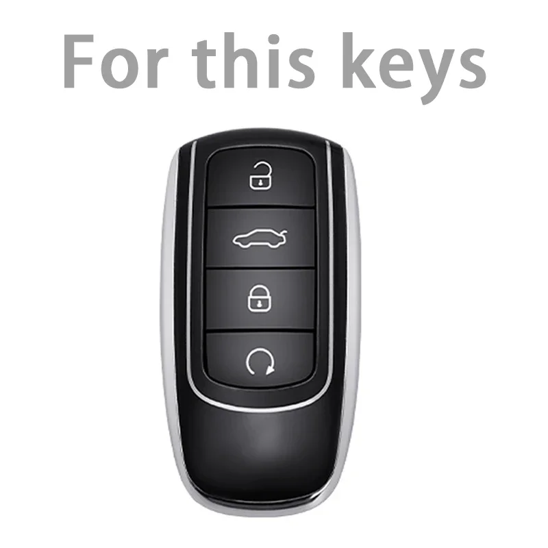 For Chery Tiggo 7 Pro 8 PLUS Arrizo 5 Tiggo 8 Pro 2022 Max Omoda C5 Dr3 Tiggo 2 3x 4 Tiggo 7 Pro Max Txl Tx Car Key Case Cover