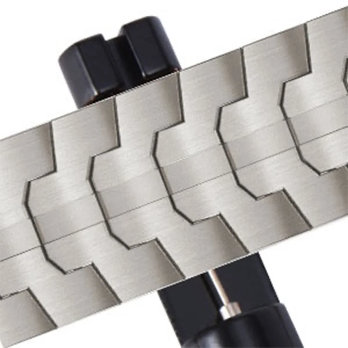 حزام مشبك مغناطيسي لساعة سامسونج جالاكسي 7 الترا 47 ملم سوار معصم من الفولاذ المقاوم للصدأ لساعة سامسونج الترا 2025 حزام معدني