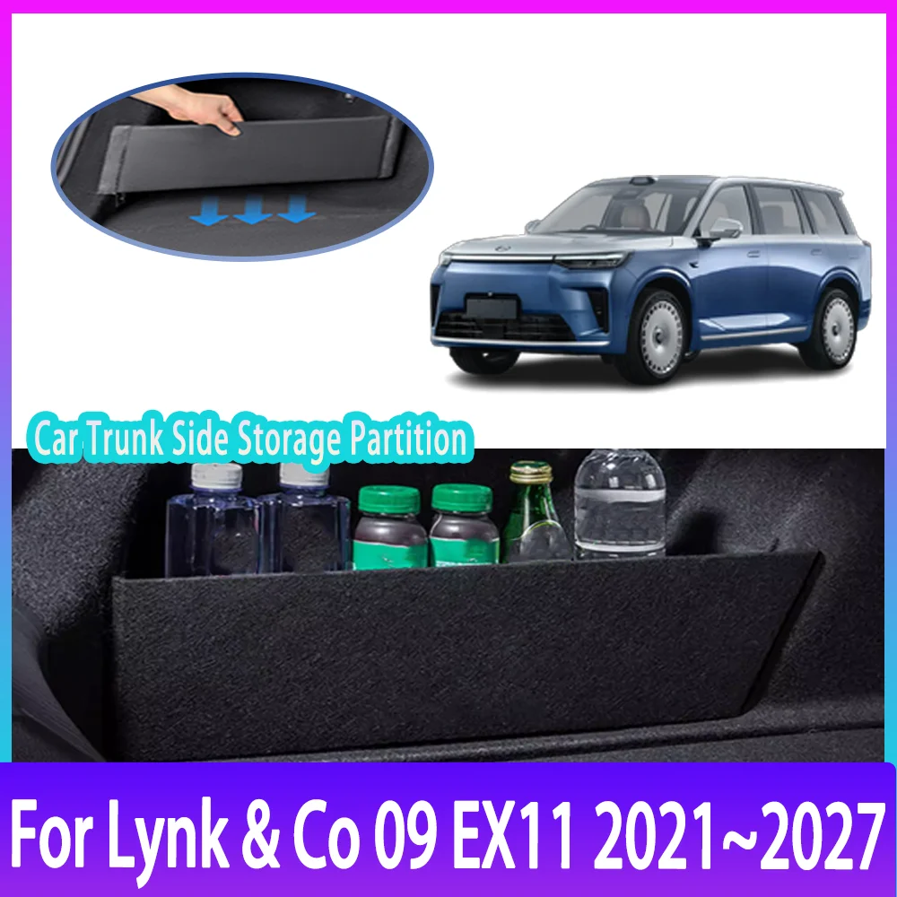 車のトランクサイド収納パーティション-lynk-co-09-ex11-2021-〜-2027-自動多機能収納ボックス整理インテリアアクセサリー