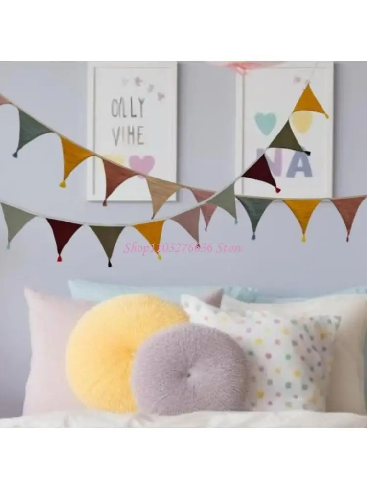 

R6FD дышащие яркие цветные детские баннеры с флагом, украшение для детской спальни