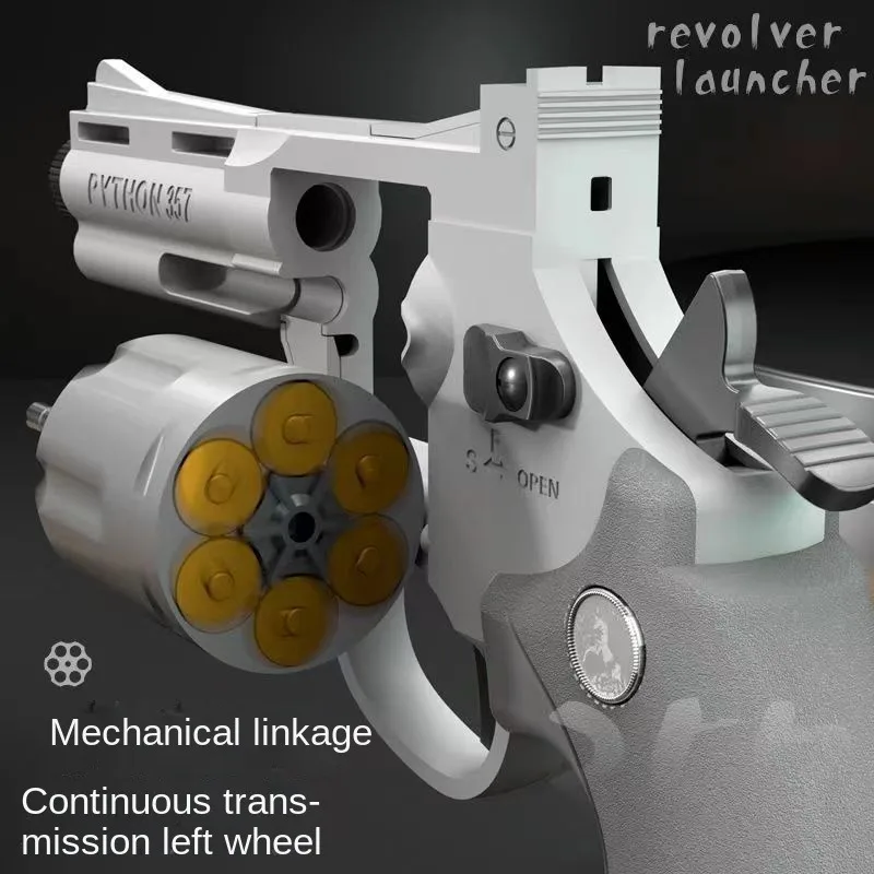 ZP5 مسدس رصاصة طرية بندقية 357 مقلد طرد لعبة مسدس الكبار صبي الطفل رصاصة طرية مسدس لعبة