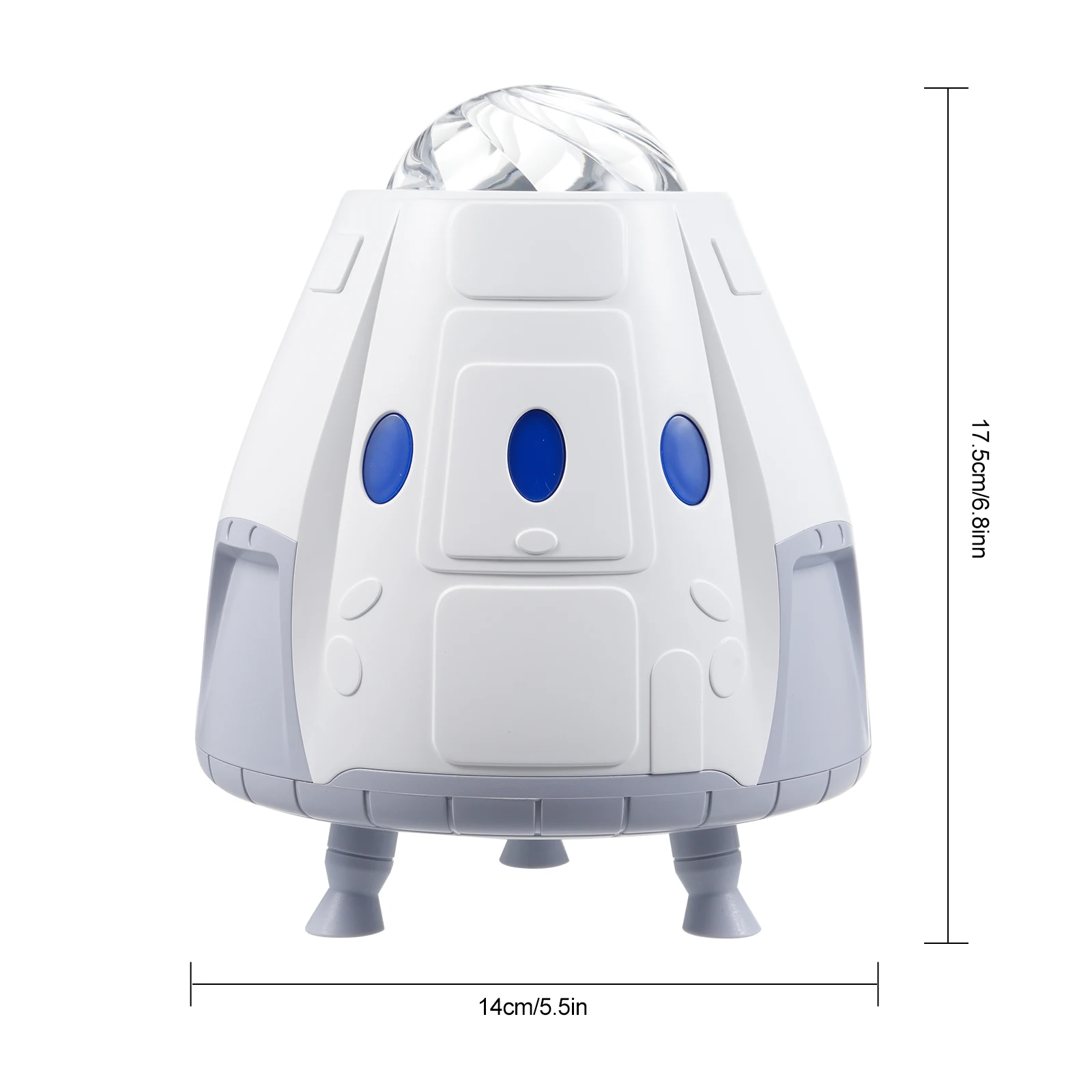 宇宙カプセルスタープロジェクター、星空の北のライト、装飾的な装飾品、大気の常夜灯、テーブルランプ、zk50