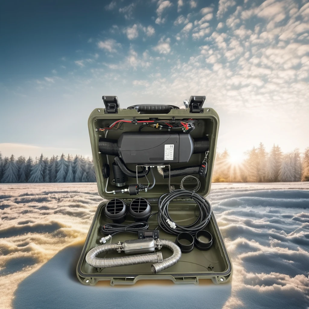 

Hot Sale All-in-One 2KW 12V Diesel Heater LCD Touch Screen Automatic Air Heater With New Condition Fan