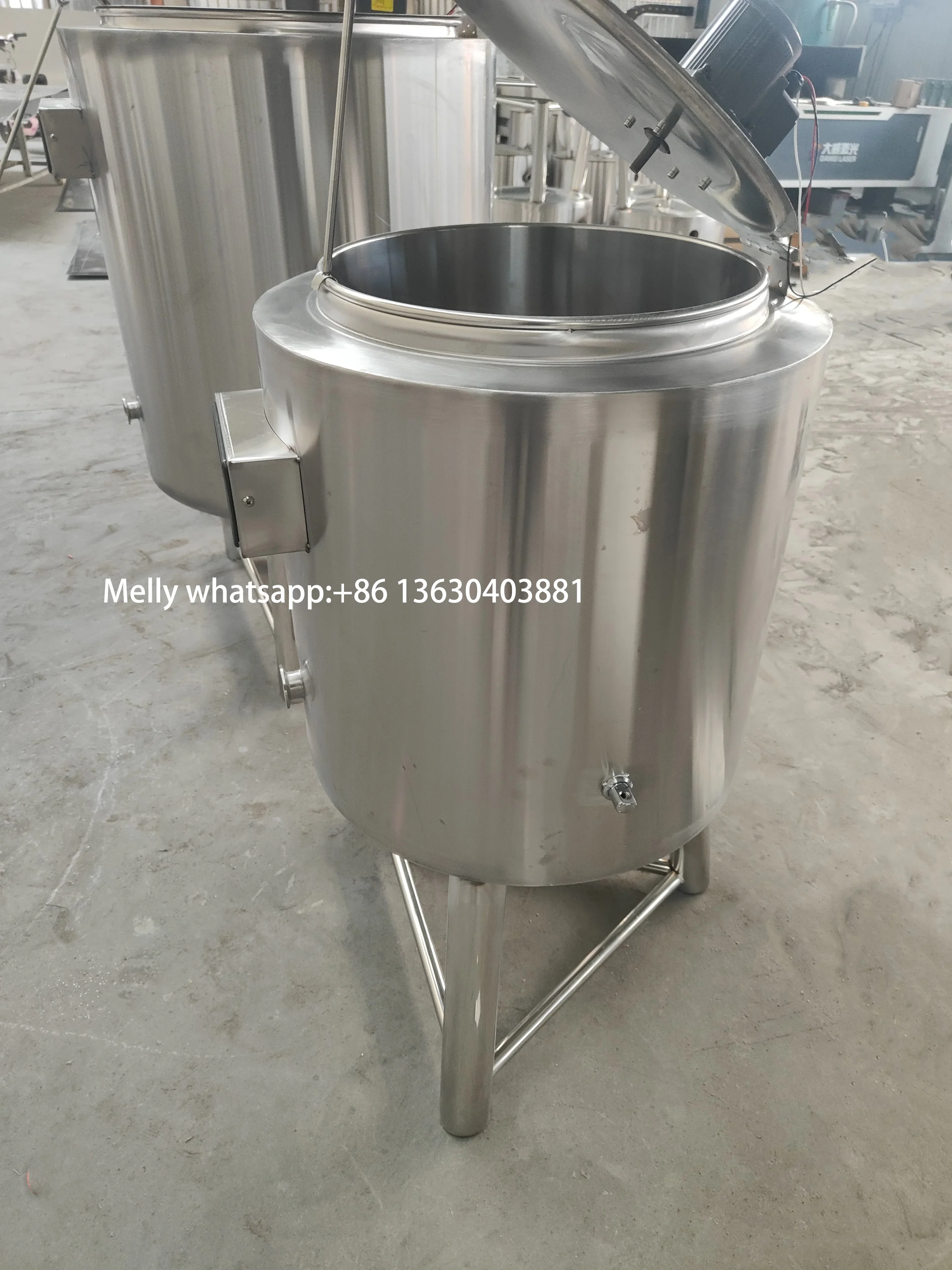 30 Liters Small Milk Pasteurizer Machine For Ice Cream