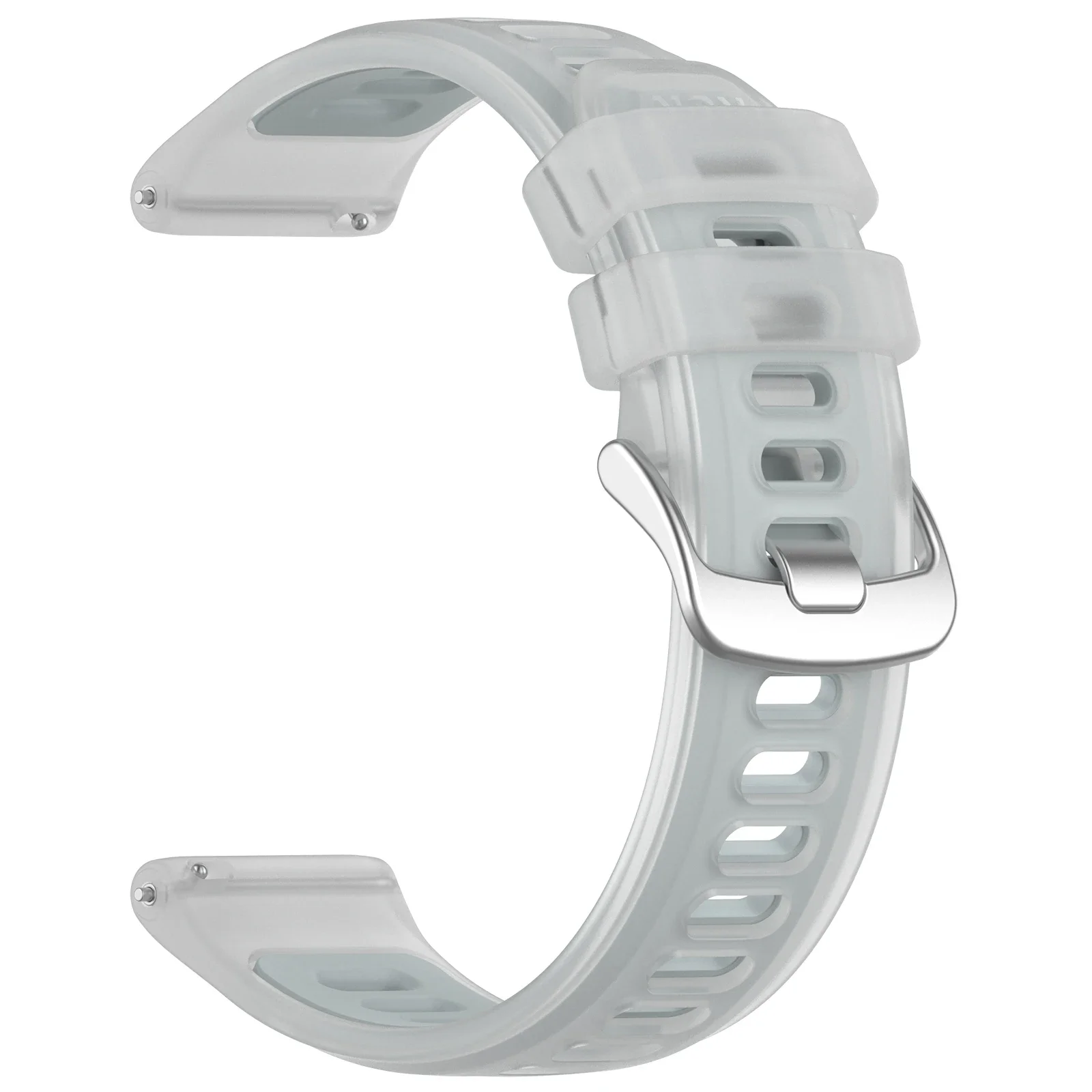 Semi-Transparent Sports Silicone Strap For Huawei Watch GT6/GT5/4/3 46mm Two-Tone Bracelet for Huawei GT6/GT5 Pro 46mm Wristband