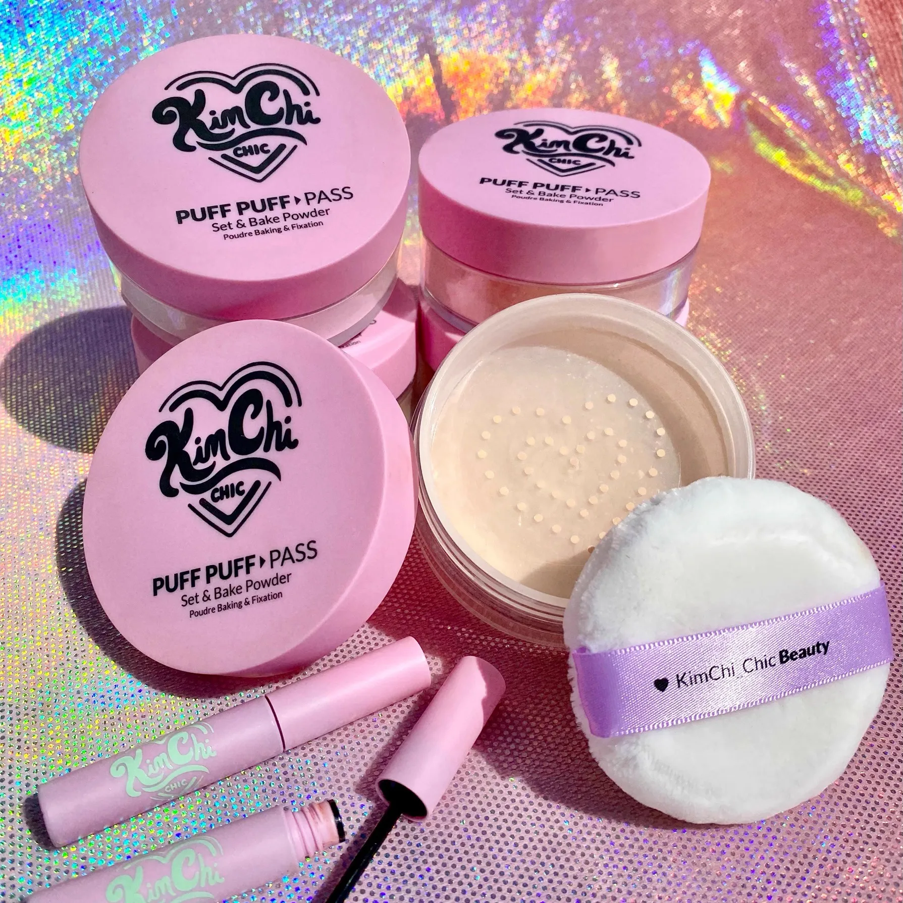 

Kimchi Chic Puff Pass Нежная пудра для выпечки Стойкая без выпадения Контроль макияжа Фиксирующее масло Увлажнение Создать нулевые поры