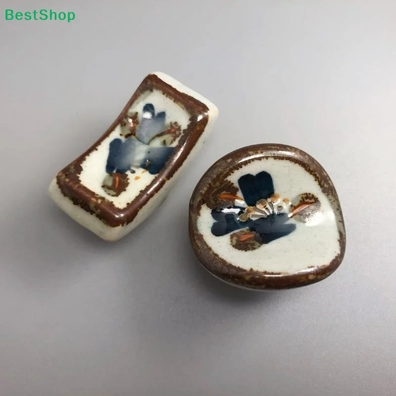 Ceramic Door Handles French Vintage Furniture Handle Cupboard Kithen Cabinet Wardrobe Drawer Closet Pulls DIY Decor
