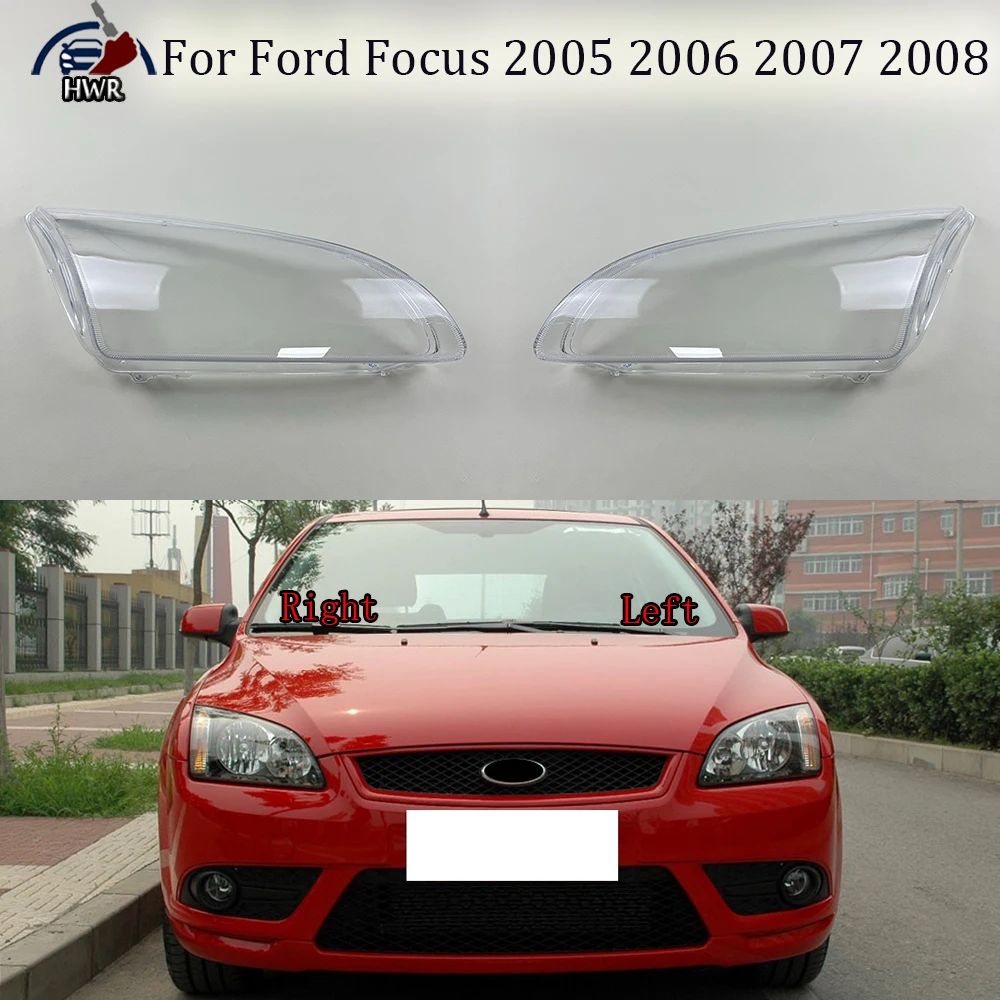 

Headlight Cover Shade Headlamp Shell Transparent Lampshade Lens Auto Replacement Parts For Ford Focus 2005 2006 2007 2008