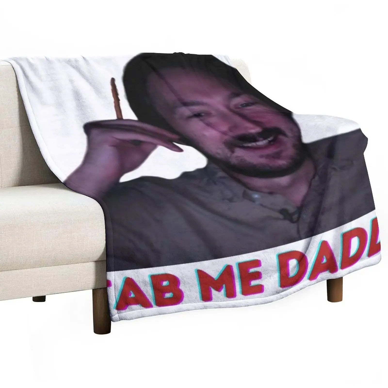 Stab Me Daddy - Shane Madej quotes Throw Blanket Moving Plush Blankets