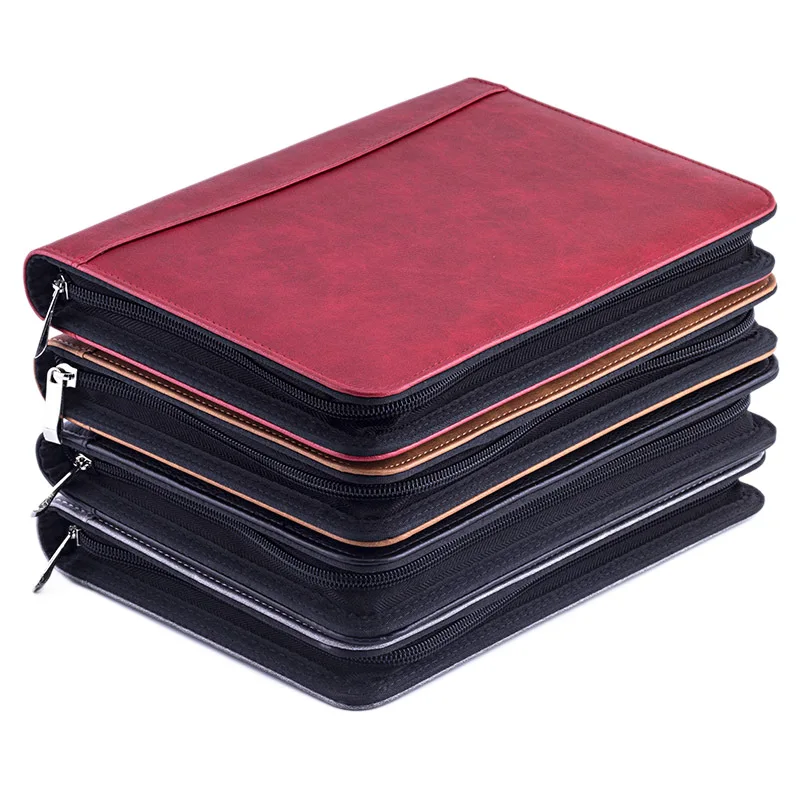 Diary A5 Notebook with Binder Journal Calculator Note Book Spiral Notepad Agenda Stationery Organizer Planner Zipper Sketchbook