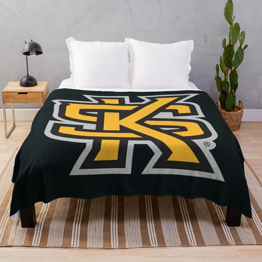 

Cool Kennesaw State Icon Throw Blanket Shaggy Blanket Stuffed Blankets