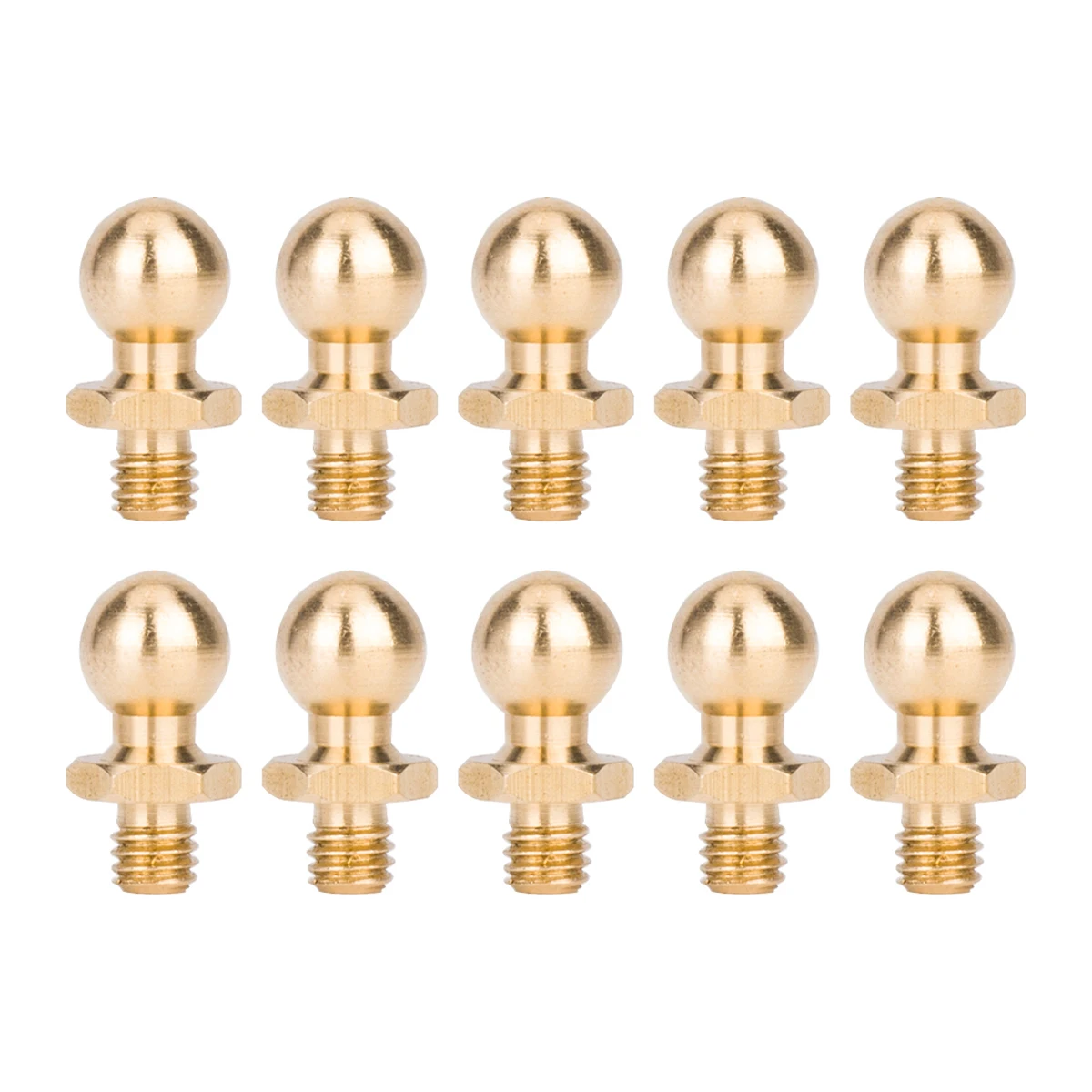 10Pcs M3 Thread Round Ball Head Screws for 1/10 RC Drift Car Spare Universal Accessaries Tamiya TT01 TT02 Sakura D5 DIY Parts