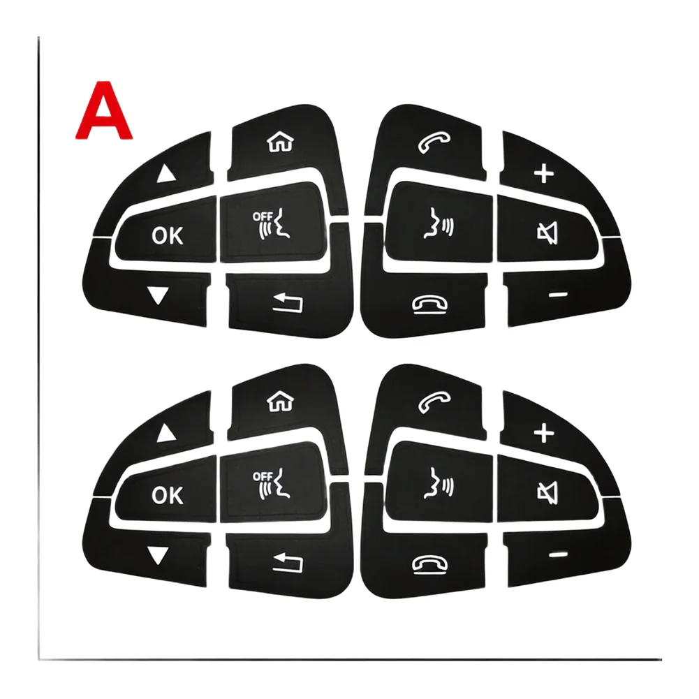 Steering Wheel Repair Steering Button Decal Sticker Vinyl Decal Backlit Lettering Reflective Lettering For Mercedes-Benz GLA