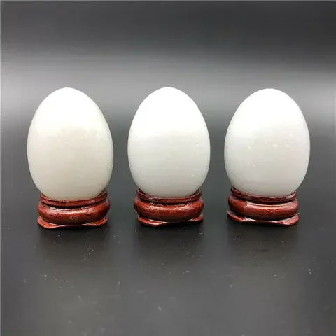 

1pc Big White Marble Stone Egg Shaped Specimen Gemstone Crystal Healing Reiki Natural Stones and Minerals