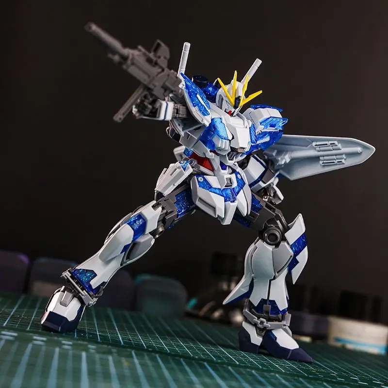 XINGJU 1/144 HG RX-9/C سرد C-حزم اللون الأزرق الجمعية عمل نموذج لجسم عدة لعبة لهواة الجمع والهدايا