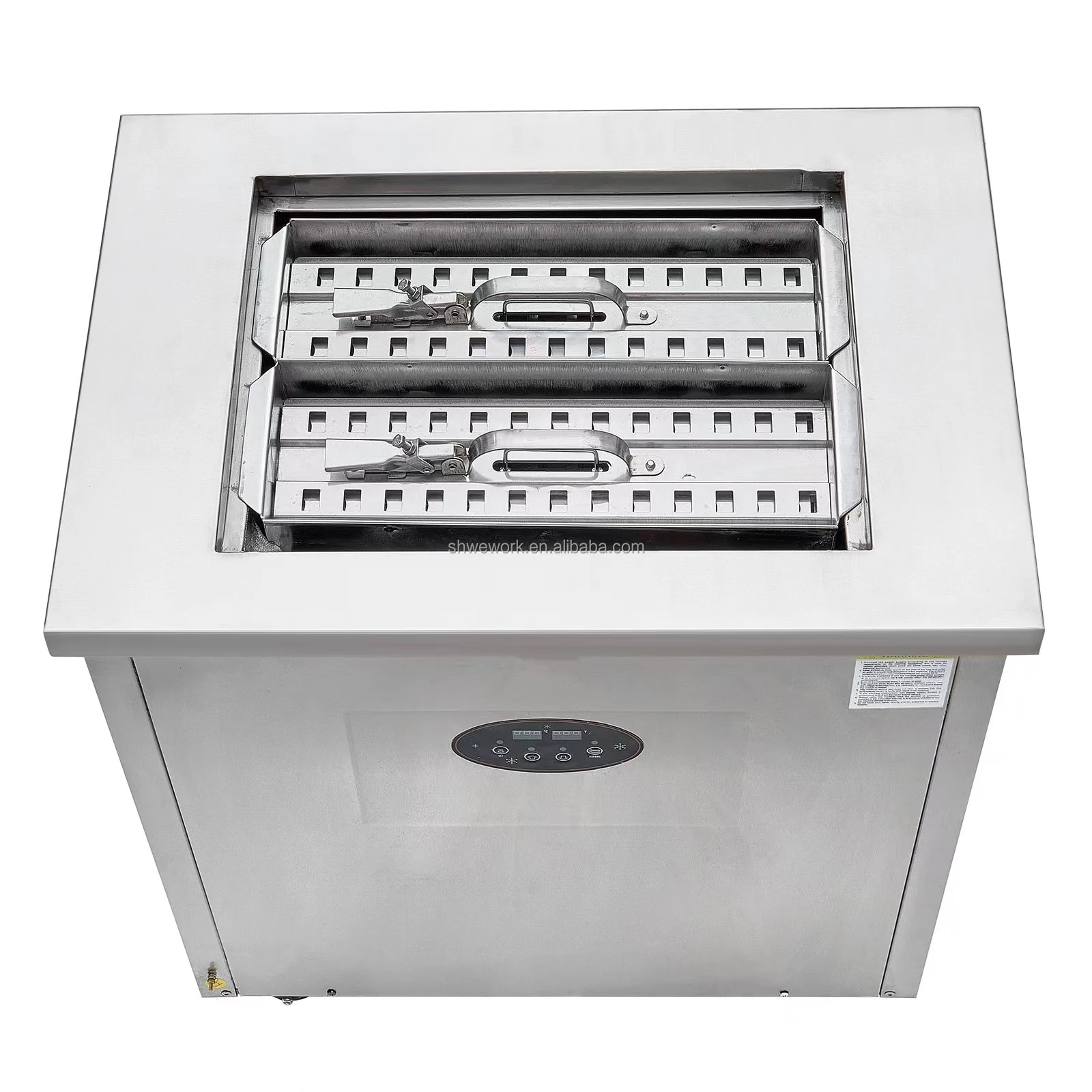 

WeWork Commercial Popsicle Machine 2 Mold Set - 52 PCS Ice Pop Machine with Lollipop Set Ice Lolly Making Machine