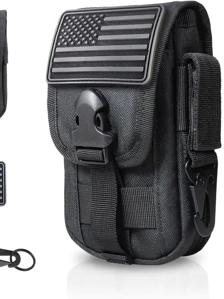 Taktische Handytasche Molle, Smartphone-Holster-Tasche EDC Utility Handy-Kartenhalter Organizer Passend für Gürteltasche – Detail 2
